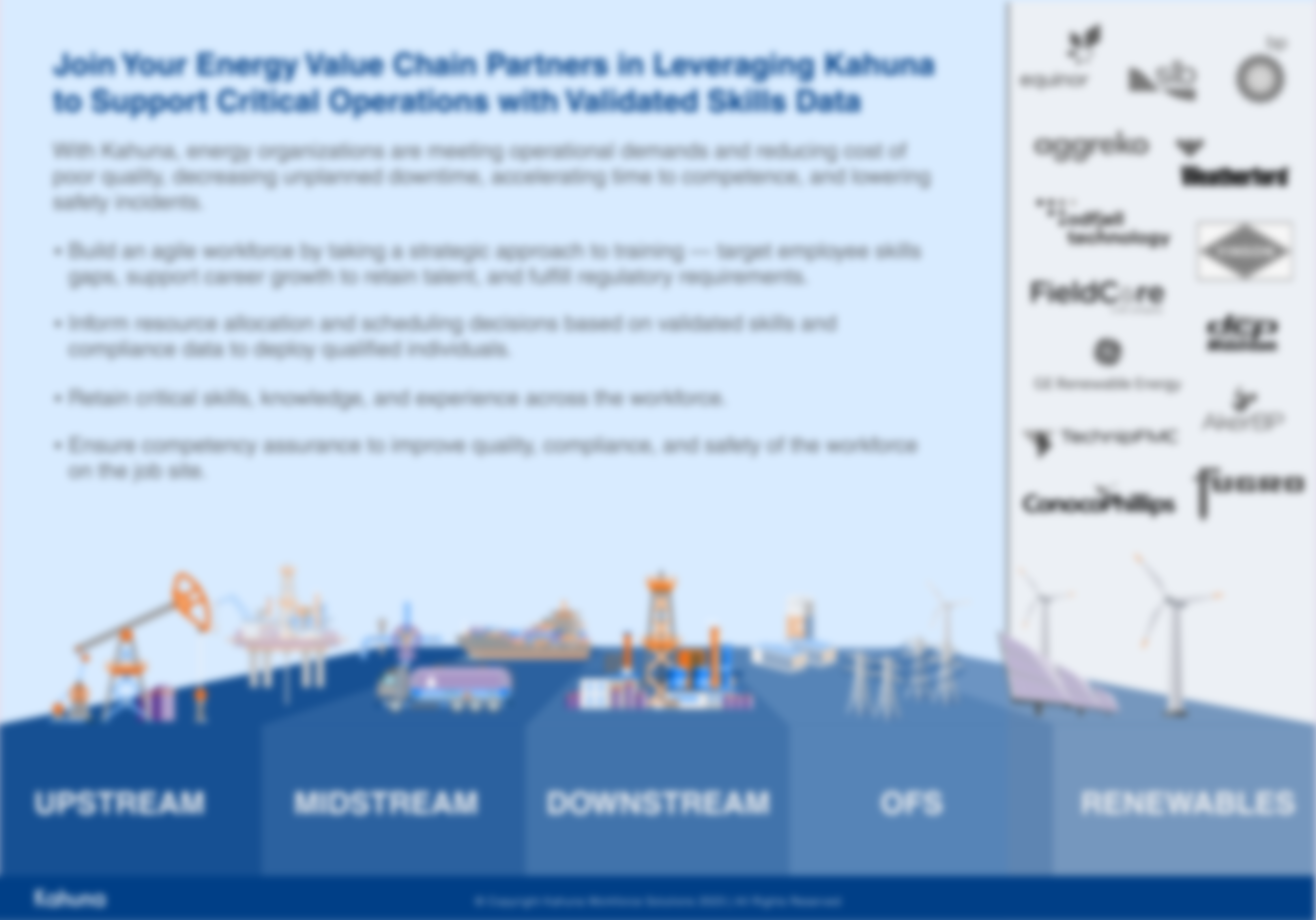 Kahuna Skills Management and the Energy Value Chain